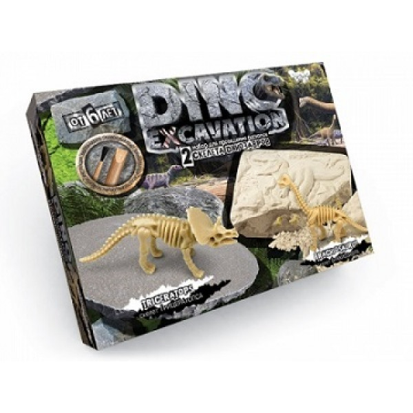 31761 Набір для проведення розкопок "DINO EXCAVATION" динозаври укр