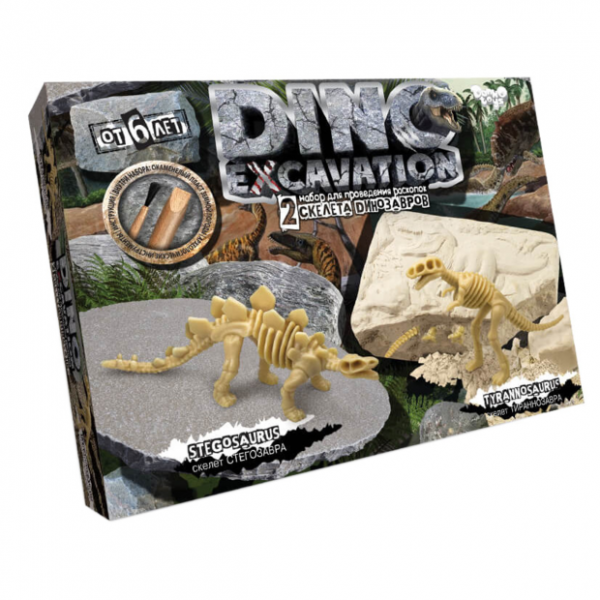 31761 Набір для проведення розкопок "DINO EXCAVATION" динозаври укр