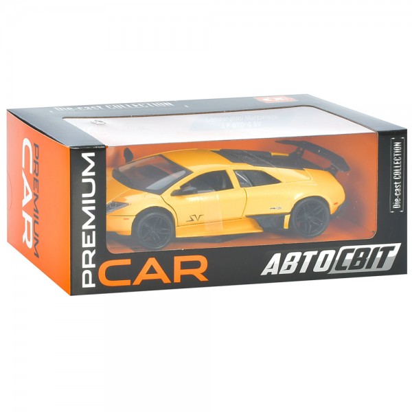 158492 Машина AP-1910 АвтоСвіт,1:24 Lamborghini Murcielago,мет.,відч. двері/багажник,гум.колеса,кор.,24-10