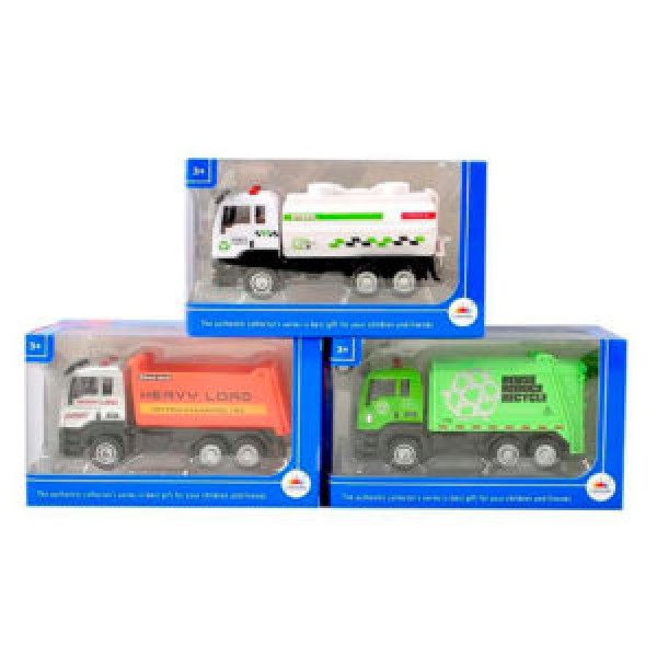 249628 Будтехніка LH508  метал рухливі деталі,гумові колеса,3 види,в кор-ці, 16-9,5-6,5см