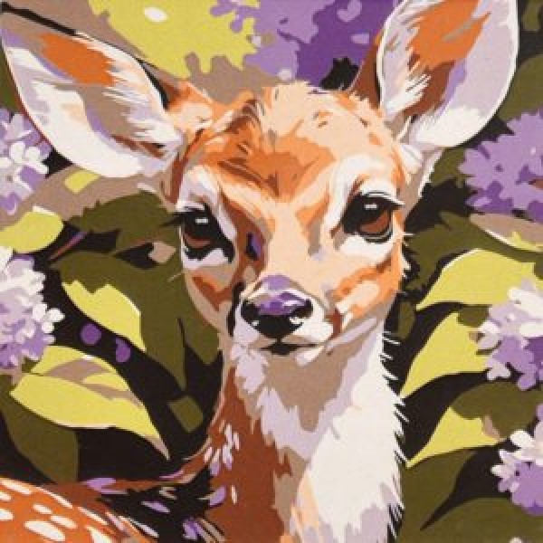 249867 Картина за номерами Strateg Ніжний погляд 20х20 (HH8050)