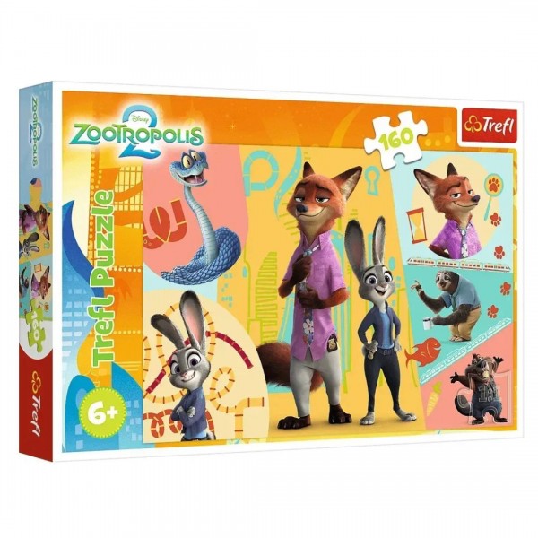 248278 54290 Trefl Пазли "160" Разом у Зоотрополії