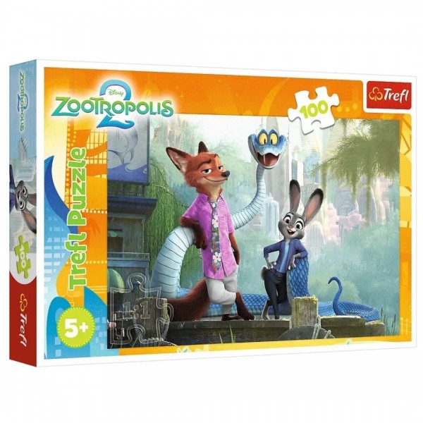 248279 65234 Trefl Пазли "100" Таємниці Зоотрополіс