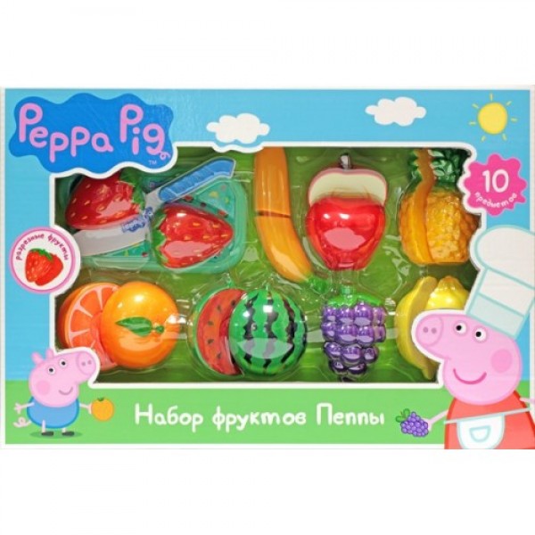 195326 Ігровий набір Peppa - НАБІР ФРУКТІВ ПЕППИ (10 предметів)