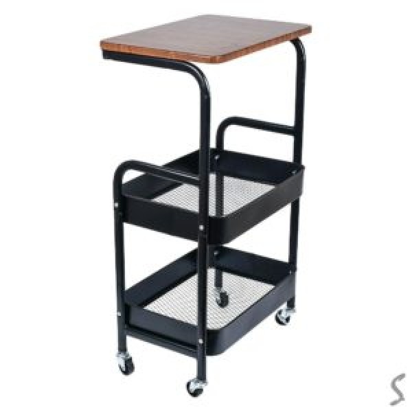 246744 Етажерка на колесах 3яр 43*30*77см., M50287-BL