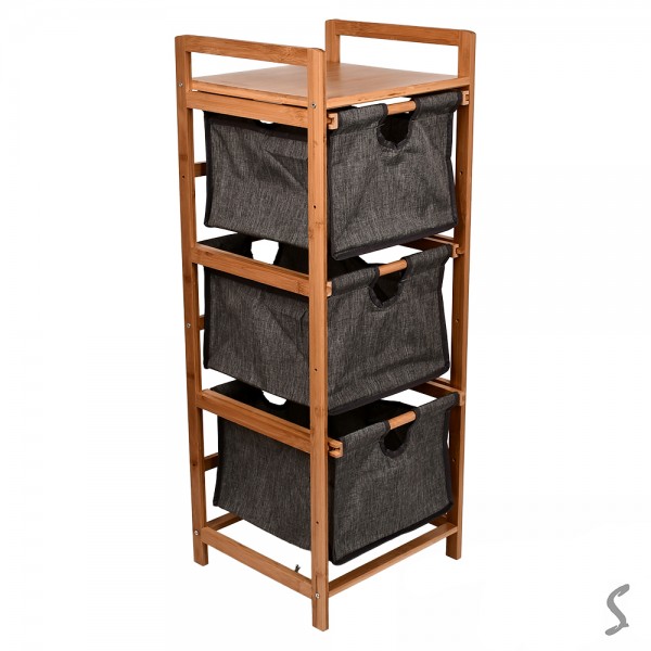 246745 Етажерка підлогова 3яр 34*32*91см., R35236