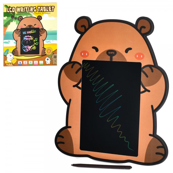 244914 LCD планшет SMT 0017 8дюймів, капібара  кольорова, бат.(табл), кор., 23,5-28-0,5 см.