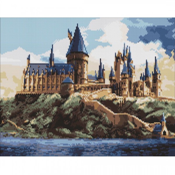 251658 Алмазна мозаїка WB "Harry Potter: Гоґвортс вдень" 40х50см
