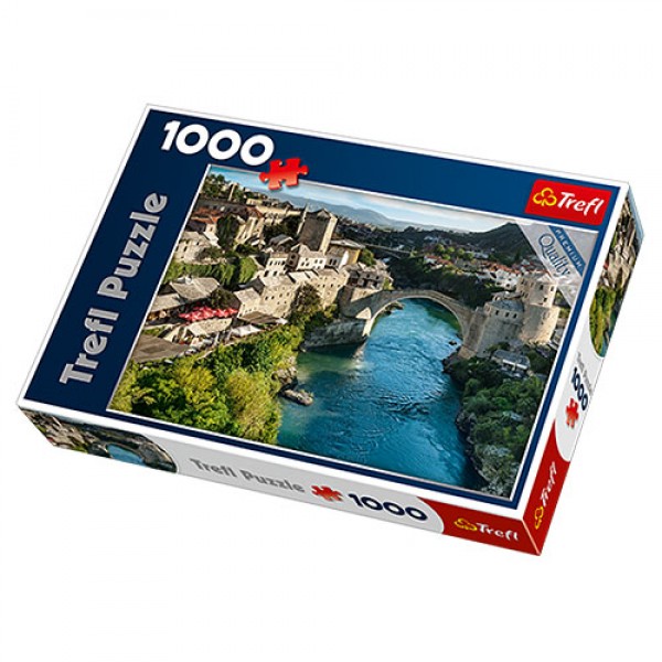 38800 Дитячі іграшки головоломки-пазли з картону Puzzles - "1000" - Mostar, Bosnia and Herzegovina / Trefl