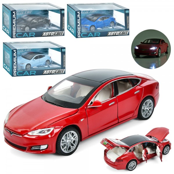 212886 Машина AP-1823 АвтоСвіт,1:32,мет.,інерц.,відч.двері/багаж.,гум.колеса,4кольори,муз.,світло,бат.,кор.