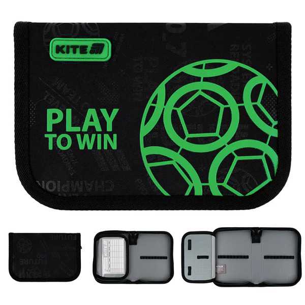 225916 Пенал Kite 1 від., 1 відв., без наповнення 621 Play&Win