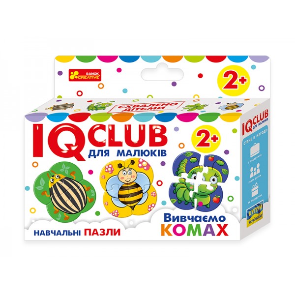 63163 6366У Навчальні пазли.Вивчаємо комах IQ-club для малюків 13203009У