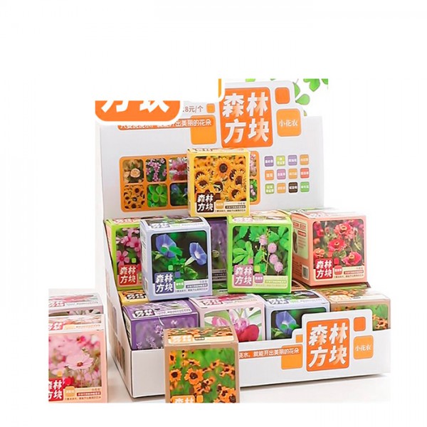 226768 Набір для творчості 710716 стакан (картон), грунт, насіння,12 видів,кор., 24шт. в диспл.,29,5-15-22с