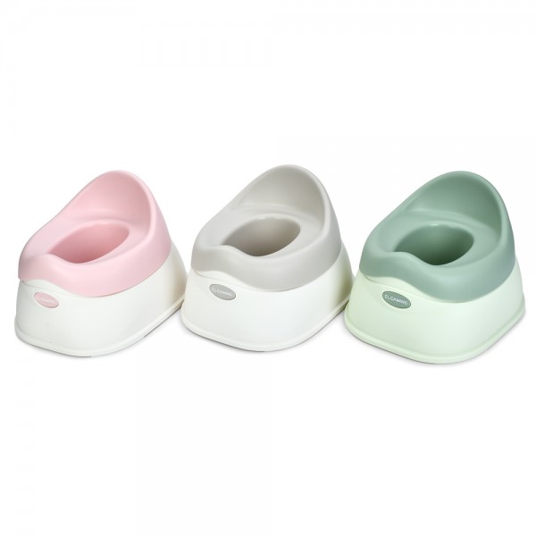 226750 Горщик дитячий ME 1153-1 BASIC POTTY Mix з'ємний верх, 35х31х24,5см., св.беж.6,св.зелен.3,св.рожев.3