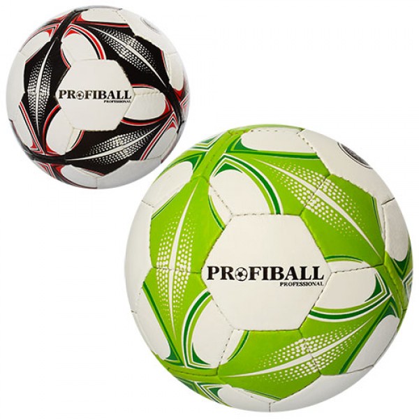 45135 М'яч футбольний 2500-55AB розмір 5, ПУ1,4 мм., 32 панелі, 400-420 г., 2 кольори.