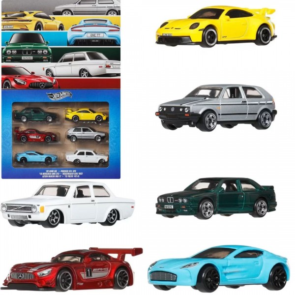 248690 Тематичний набір машинок "Дорогами Європи" Hot Wheels