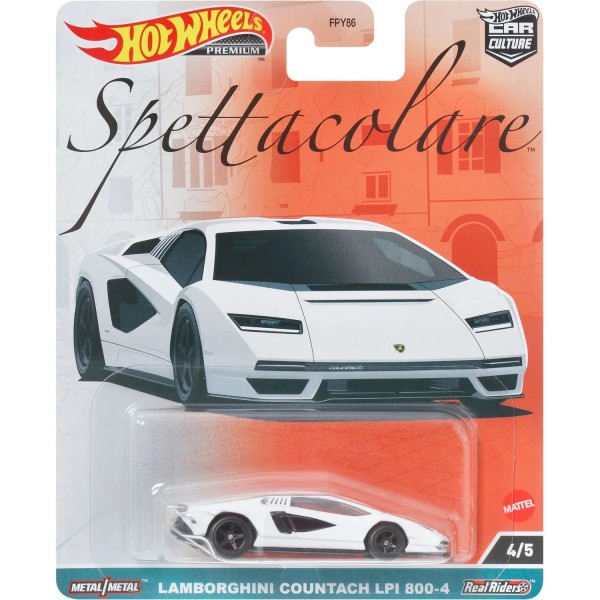 179875 Колекційна модель машинки Lamborghini Countach LPI 800-4 серії "Car Culture" Hot Wheels (FPY86/HKC40)