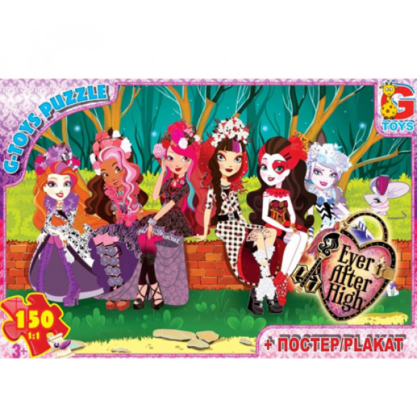 23680 Пазли  із серії  "Ever After High" (Вища школа), 150 ел. AHB006 ТМ "G-Toys"