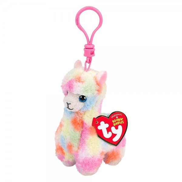 195083 Дитяча іграшка м’яконабивна TY Beanie Babies 36601 Різнобарвна лама "Lola" 12см