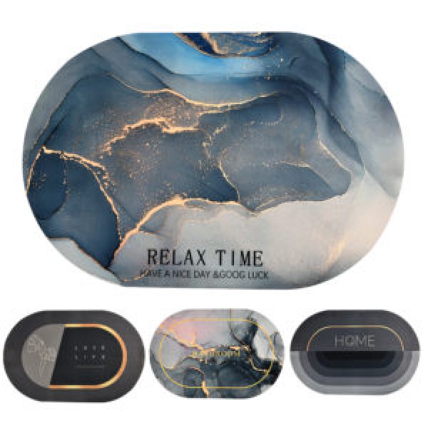 214974 Килимок суперпоглинаючий у ванну 40*60см овал., R94774-60