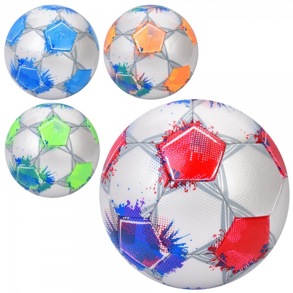 247945 М'яч футбольний MS 4861розмір 4, 400-420г, 4 кольори, у пакеті