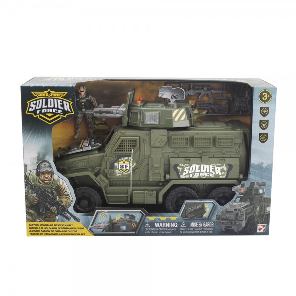 185328 Chap Mei Ігровий набір "Солдати" TACTICAL COMMAND TRUCK PLAYSET/БОЙОВА МАШИНА, 545121