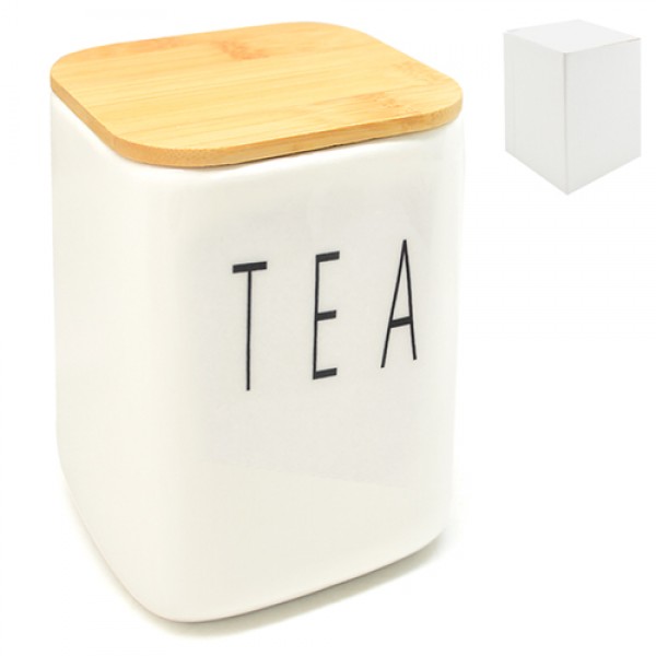 131479 Банка для чаю "Glossy square" 600мл 10.5*10.5*14см MC4062-T