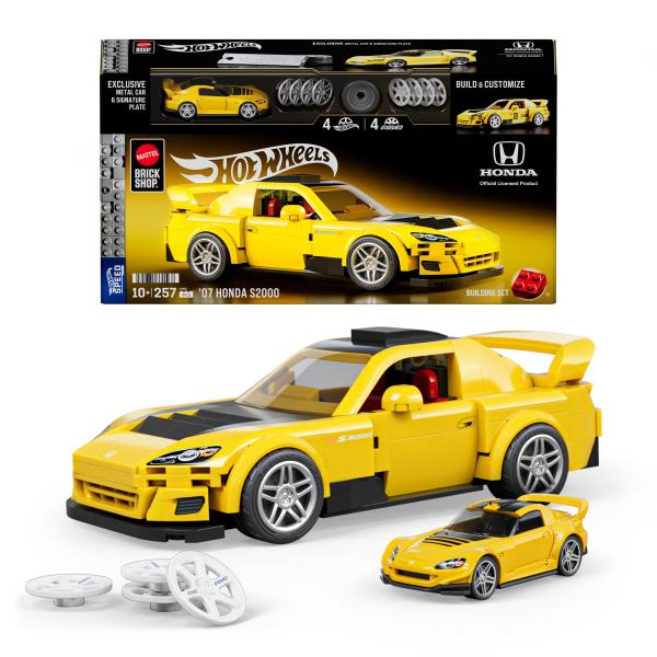 246949 Колекційна машинка-конструктор "Honda S2000" серії "Speed" Mattel Brick Shop