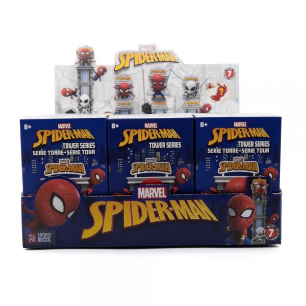 165025 Іграшка-сюрприз з колекційною фігуркою Spider-Man (Tower Series)/ Спайдер-мен (серія Тауер), арт. 10142