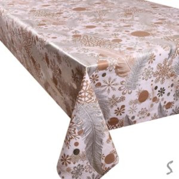 254784 Клейонка ПВХ з блискітками на тканинній основі Glitter 1.4*20м MA-5246