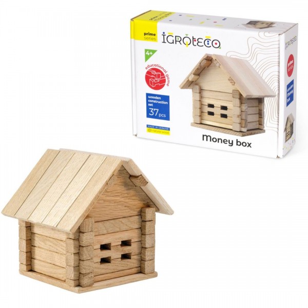 248301 Дерев'яний конструктор "Скарбничка" 37 ел.