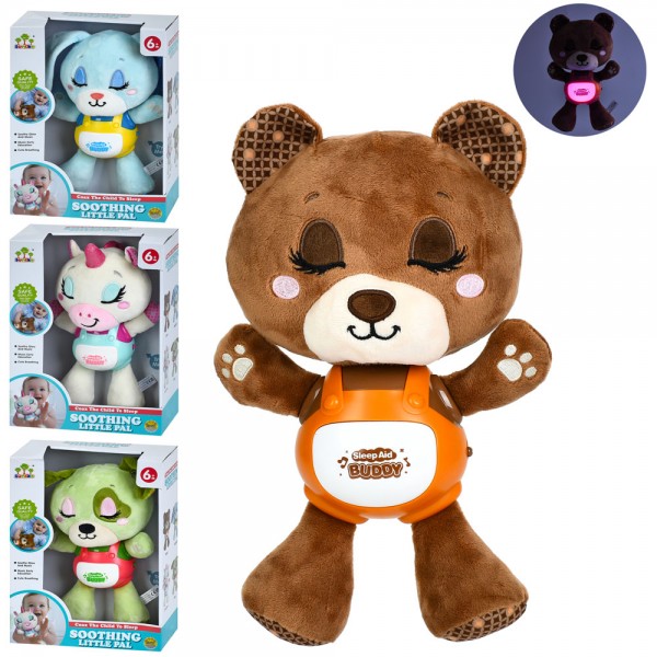 244903 Гра SL88053-54-55-56 тварина, плюш+пластик,4 види (ведмідь,єдиноріг,собака,зайчик),кор.,22-29,5-10,5