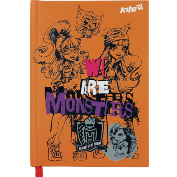 294 Блокнот тверда обкл., 80арк., А6 Monster High