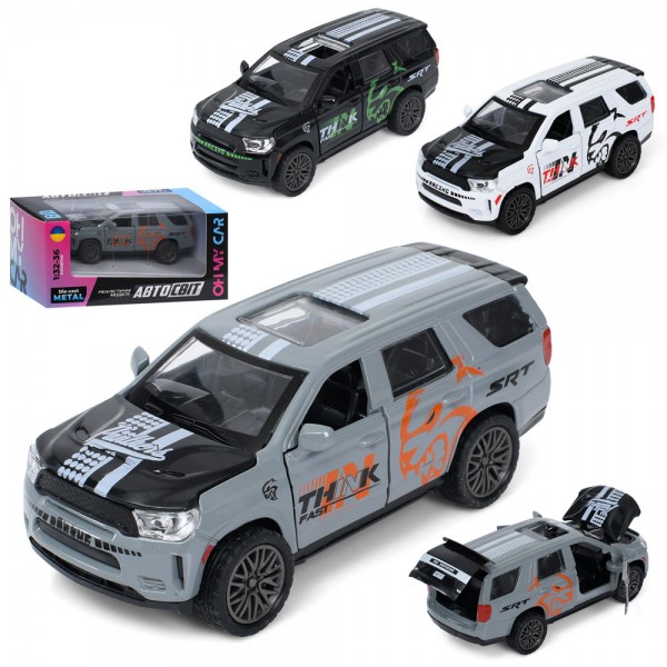 253207 Джип AS-3216 АвтоСвіт, 1:32-36, метал, інерція, 12см, відчиняються двері/багажник, гумові колеса