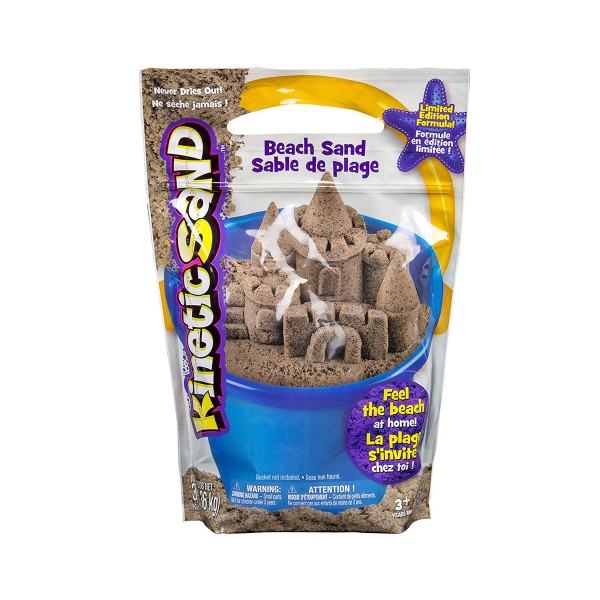 211738 Пісок для дитячої творчості KINETIC SAND BEACH (натуральний колір - 1360 г)