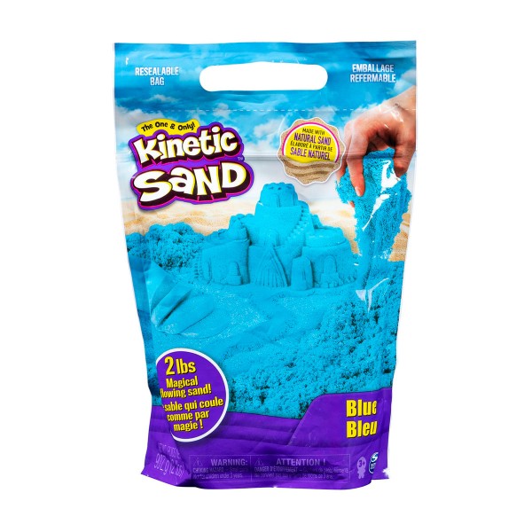 211739 Пісок для дитячої творчості - KINETIC SAND COLOUR (синій, 907 g)