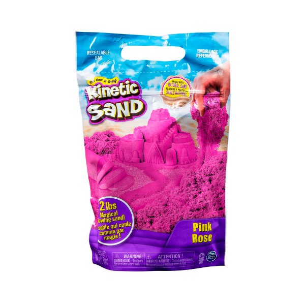 211741 Пісок для дитячої творчості - KINETIC SAND COLOUR (рожевий, 907 g)