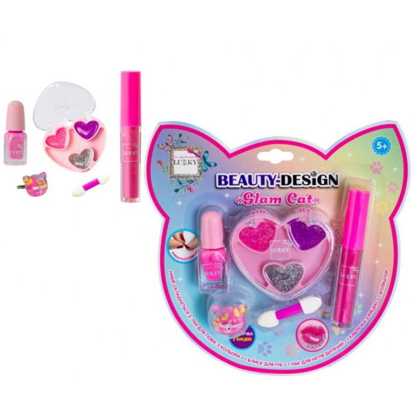 247589 Набір косметики для дівчат "Glam cat"