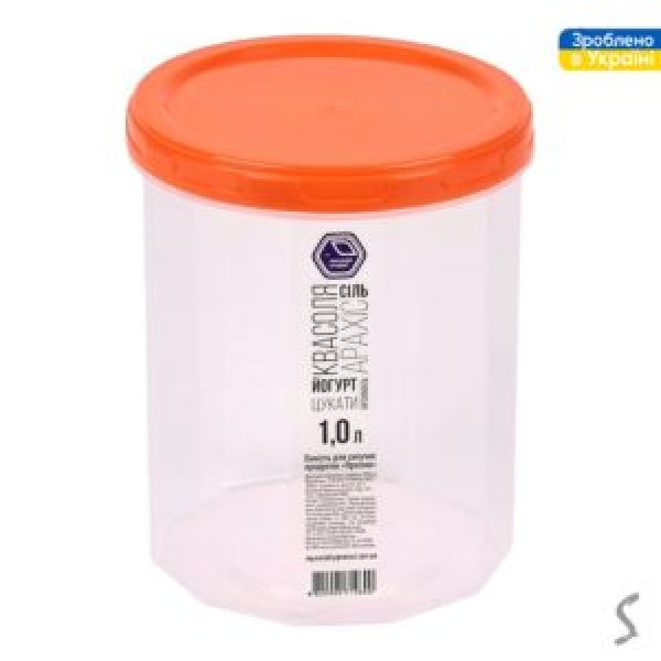 151378 Ємність для сипучих продуктів 1.0л (м`ятна кришка) NP-83о