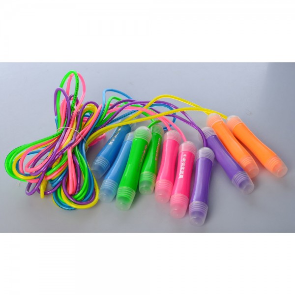 118620 Скакалка MS 3303 270см., мотузка-гума, ручка-пластик, підшипник, 5 кольорів.