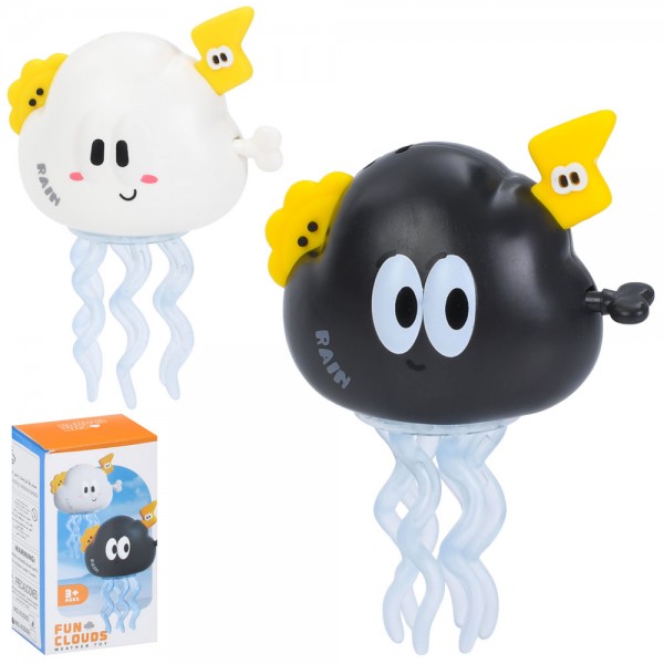 247562 Іграшка V2505-6 (48шт) заводна, хмаринка, 10см, танцює, 2 кольори, в кор-ці, 6-11-5см