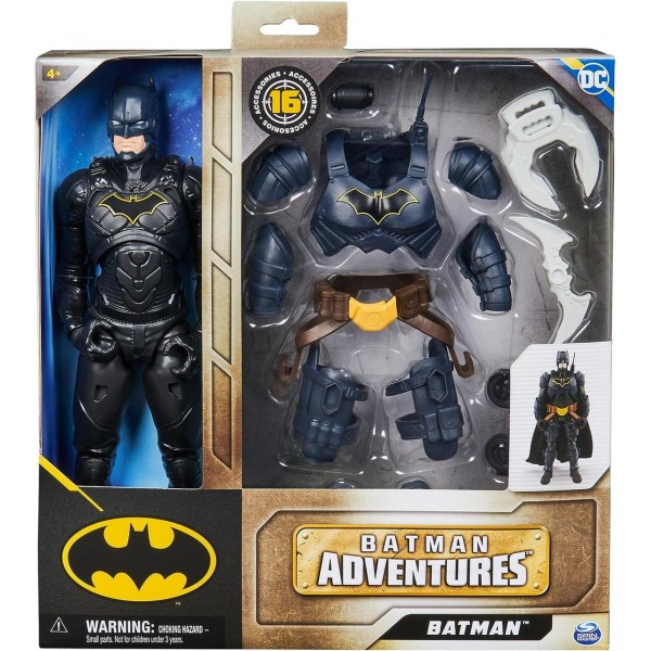 185411 Іграшка фігурка арт. 6067399,  Batman, 30 см, з аксесуарами, у короб.30,5*6,5*31,8 см