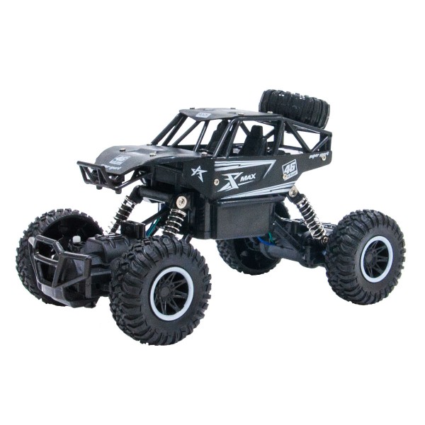 144439 Автомобіль OFF-ROAD CRAWLER з р/к - ROCK SPORT (чорний, акум. 3,6V, метал. корпус, 1:20)