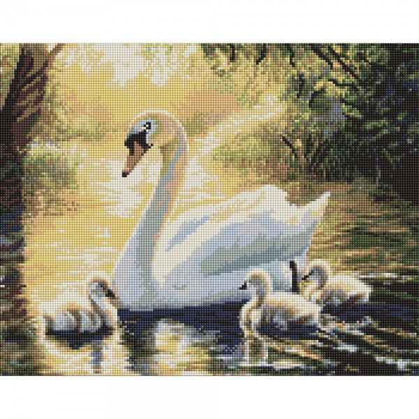 247530 Набір з алмазною мозаїкою "Вечірній заплив" 40х50см