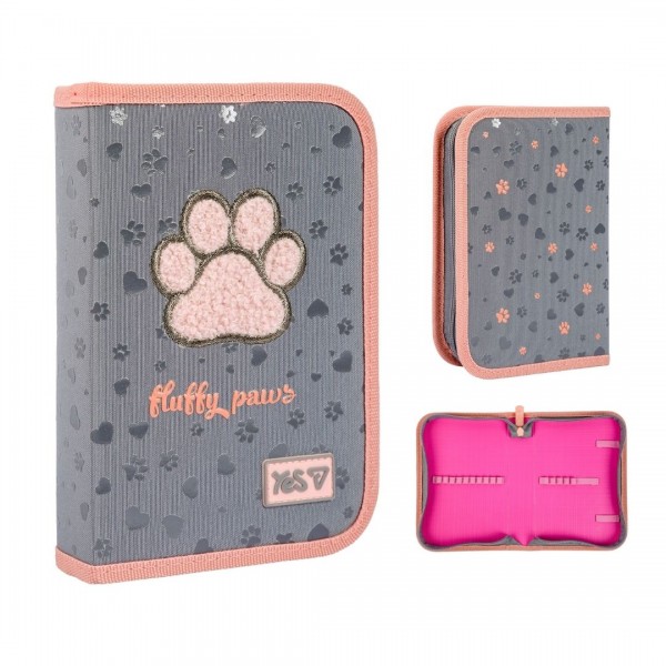253179 Пенал твердий Yes одинарний без клапана HP-02 Cute paws