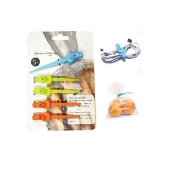 214971 Затискач-затяжка силікон 5шт/уп 18*12.5см., R93848