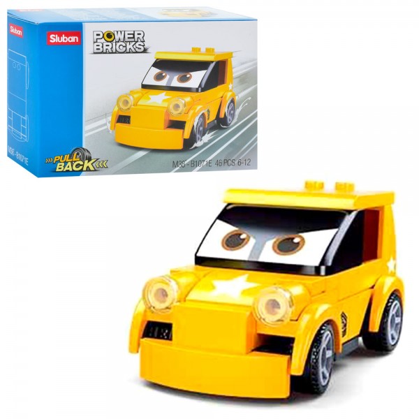 152618 Конструктор SLUBAN M38-B1071E "Power Bricks": Машинка, 46 дет.