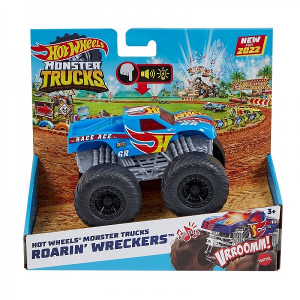 140189 Машинка-позашляховик 1:43 "Ревучі позашляховики" серії "Monster Trucks" Hot Wheels (в ас.)