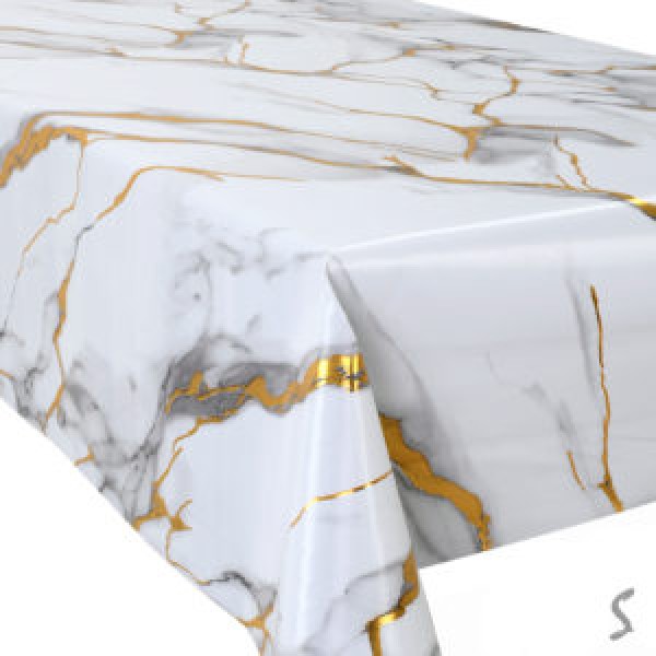 254803 Клейонка ПВХ на тканинній основі Marble 1.37*20м MA-5314