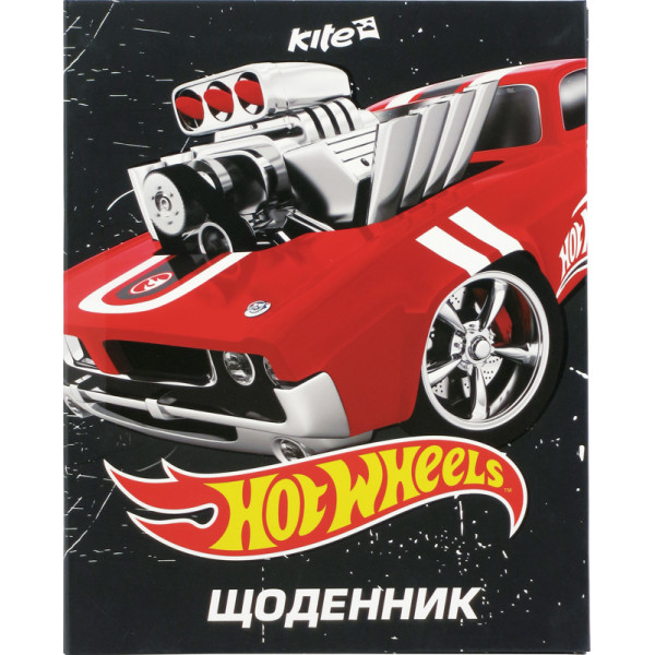 304 Щоденник шкільний УФ-лак, Hot Wheels-2